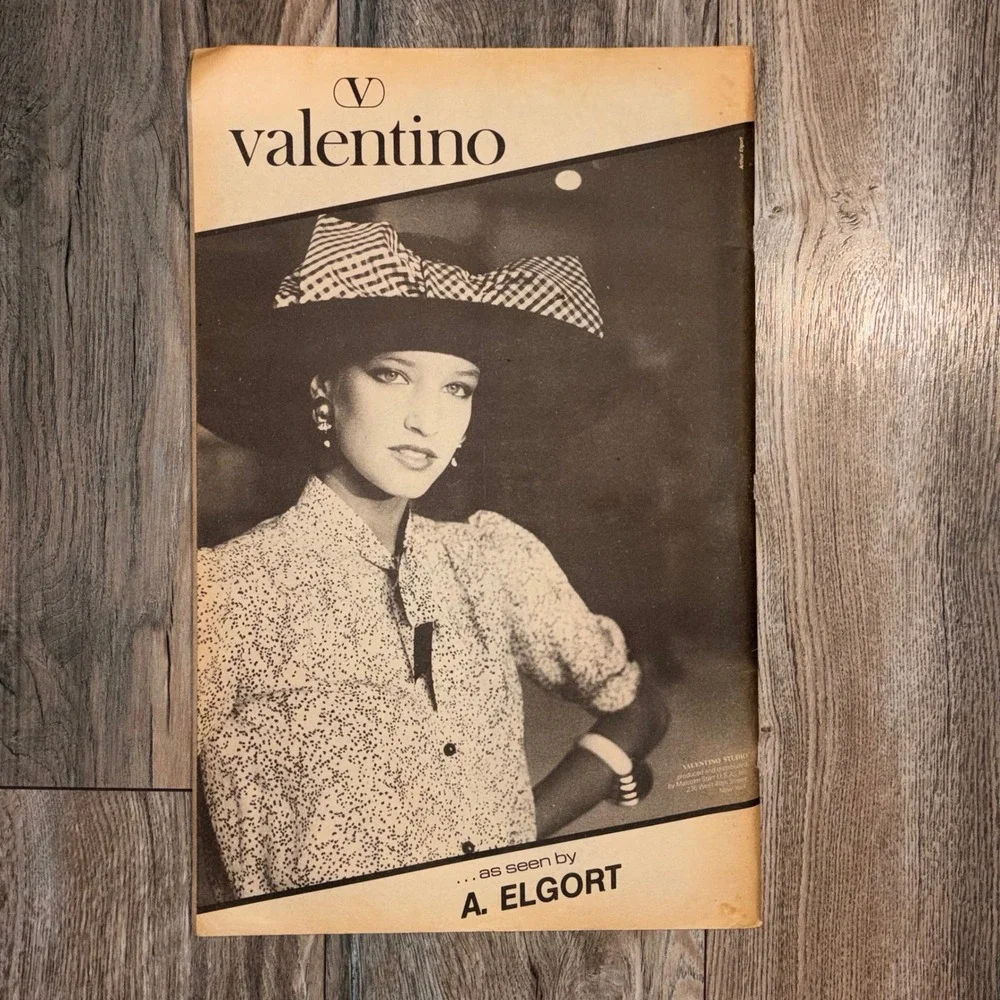 Vintage Interview Magazine May 1982 Chris Atkins Andy Warhol Valentino Ad